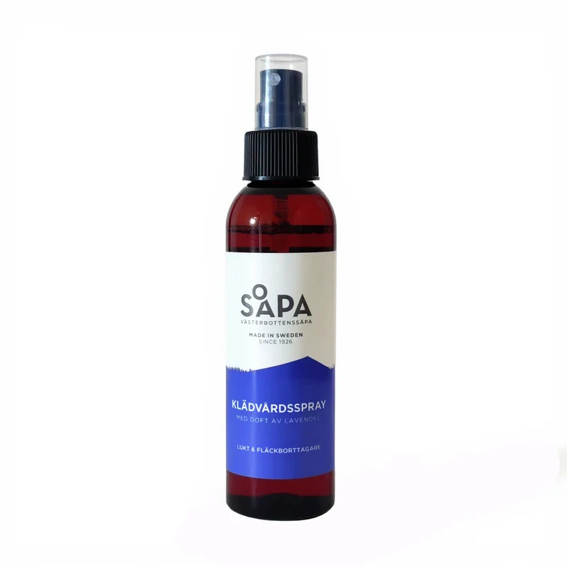 Klädvårdsspray – Lukt och fläckborttagare, 150 ml – Doft av lavendel