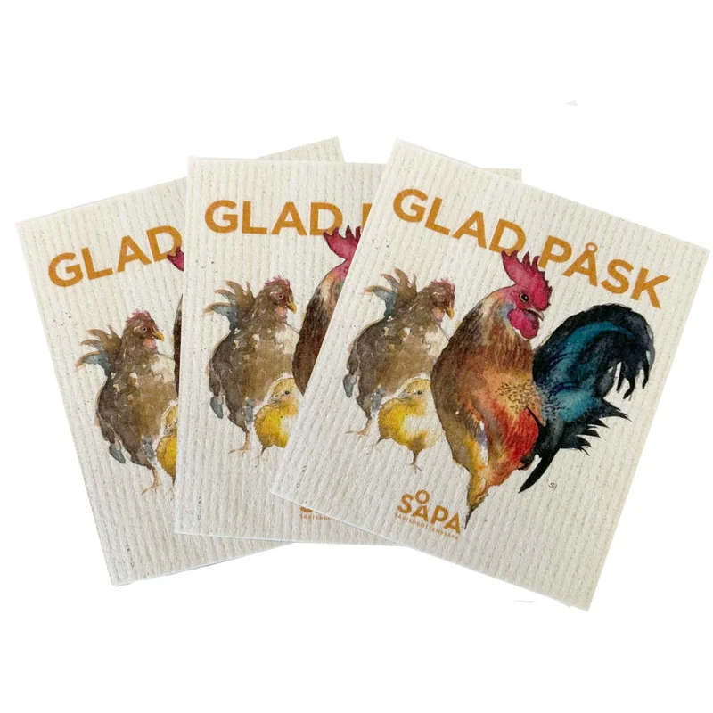 3-pack Påsktrasa, designad av Sara Idenfors