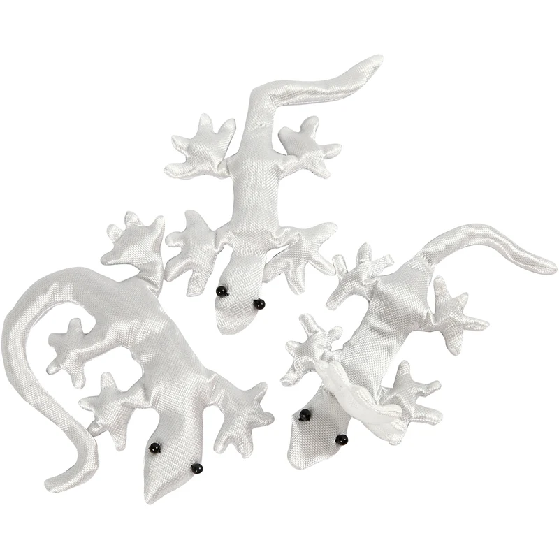 Textilkryp, stl. 10-14 cm, vit, 3 st./ 1 förp. [HOB-495003]
