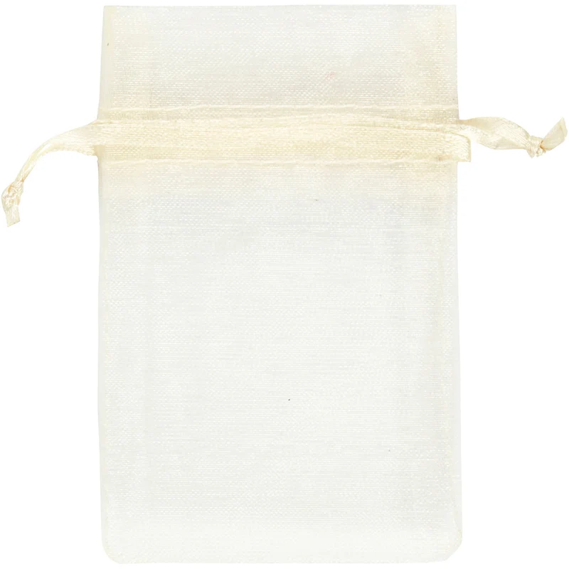 Organzapåsar, stl. 7x10 cm, råvit, 10 st./ 1 förp. [HOB-4743921]