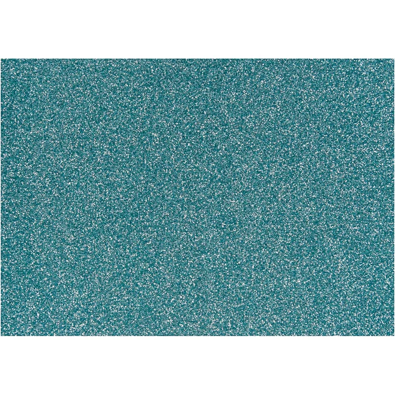 Stryktyg, A5, ark 148x210 mm, glitter, ljusblå, 1 ark [HOB-44335]