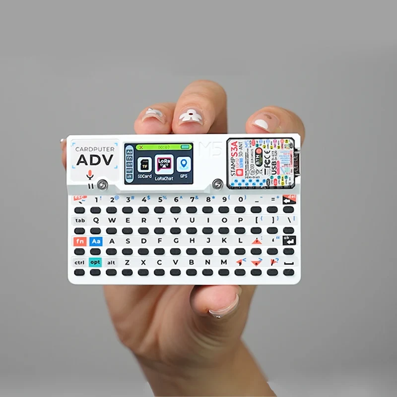 M5Stack Cardputer Adv – ESP32 Portable Mini Computer, 1.14" Screen, 56-Key Keyboard