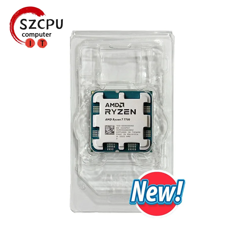AMD Ryzen 7 7700 AM5 CPU – 8-Core, 16-Thread, 5.0GHz Boost