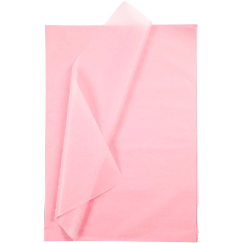 Silkespapper, ark 50x70 cm, 17 g, ljusrosa, 25 ark/ 1 förp. [HOB-20088]