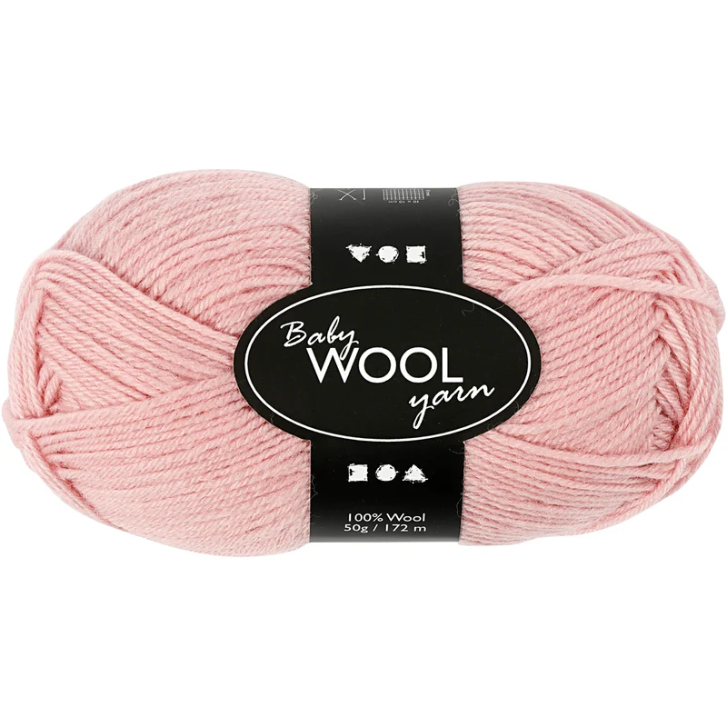 Babygarn, L: 172 M, dusty rose, 50 g/ 1 nystan [HOB-41351]
