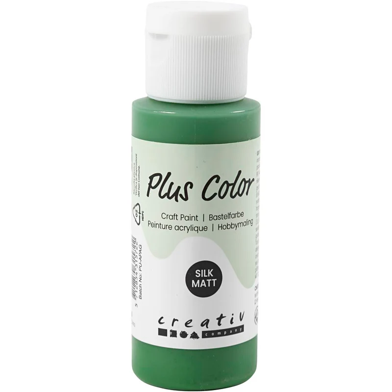 Plus Color Hobbyfärg, forrest green, 60 ml/ 1 flaska [HOB-39682]