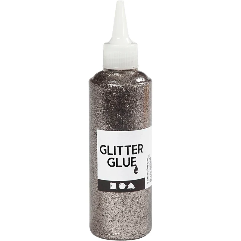 Glitterlim, silver, 118 ml/ 1 flaska [HOB-31831]