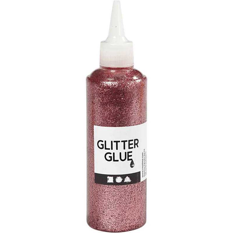 Glitterlim, rosa, 118 ml/ 1 flaska [HOB-31829]