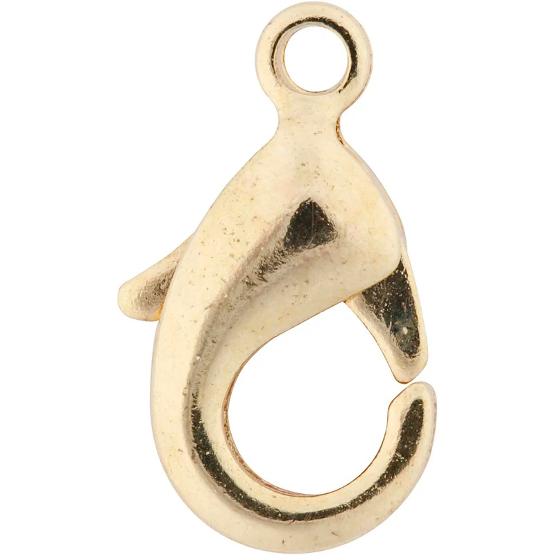 Karbinhake, L: 10,1 mm, förgylld, 5 st./ 1 förp. [HOB-61049]
