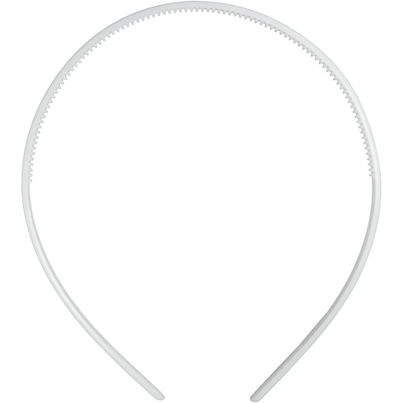 Diadem, B: 8 mm, vit, 5 st./ 1 förp. [HOB-600801]