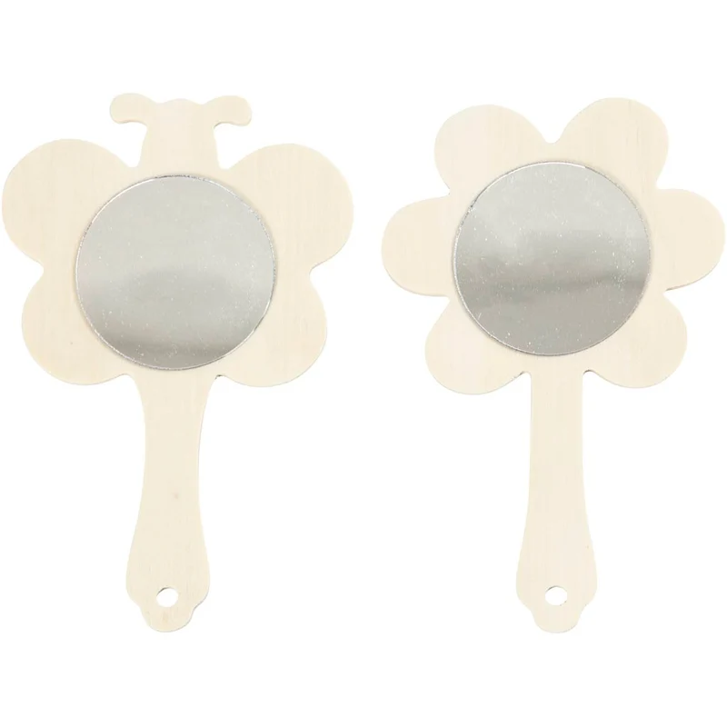 Handspegel, H: 13,9 cm, B: 9 cm, 2 st./ 1 förp. [HOB-57950]
