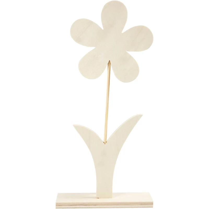Blomma, H: 26 cm, B: 13 cm, tjocklek 1 cm, 1 st. [HOB-57931]