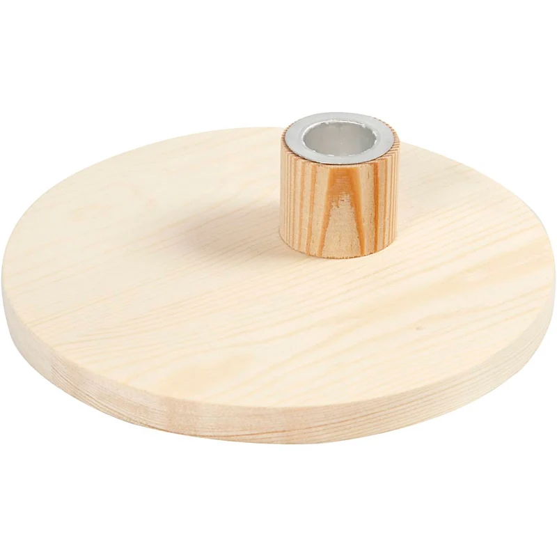 Ljusstakar, H: 4 cm, Dia. 16 cm, 1 st. [HOB-56916]