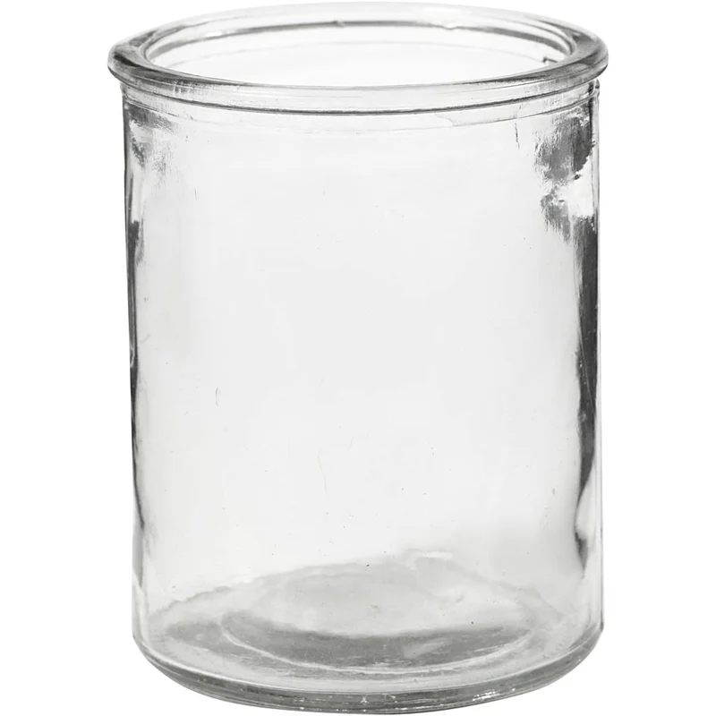 Ljusglas, H: 9,8 cm, Dia. 8 cm, 6 st./ 1 förp. [HOB-55872]