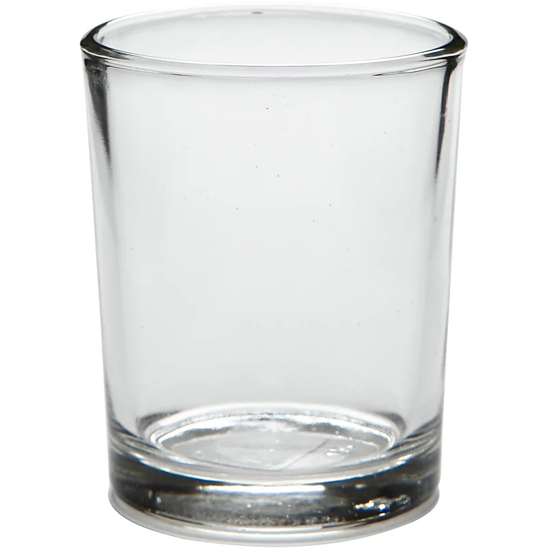 Värmeljusstakar, H: 6,5 cm, Dia. 4,5 cm, 4 st./ 1 förp. [HOB-55861]