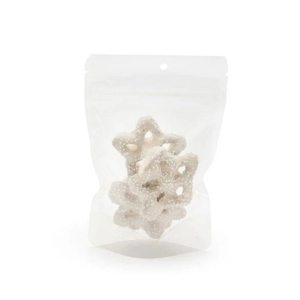 Stå upp påsar Transparent 10x6x15cm | 57 gram Med hängande hål (100 st) [ZBG2H]