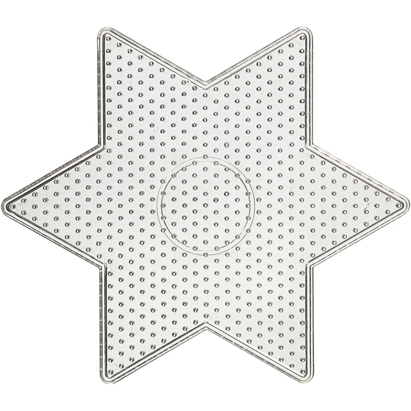 Pärlplattor, stl. 15x15 cm, medium, klar, 1 st. [HOB-755890]