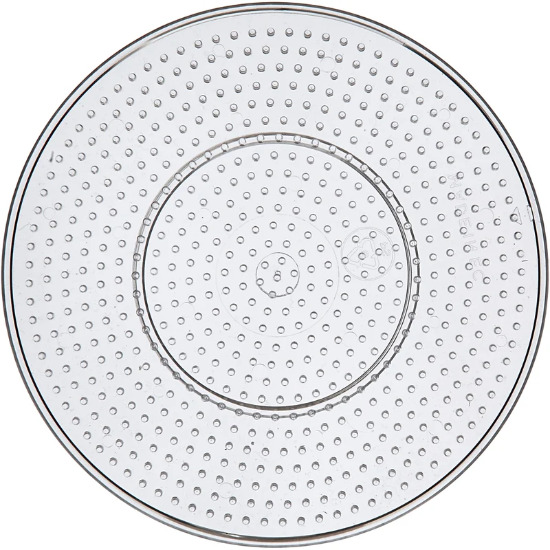 Pärlplattor, stor rund, Dia. 15 cm, medium, klar, 1 st. [HOB-753020]