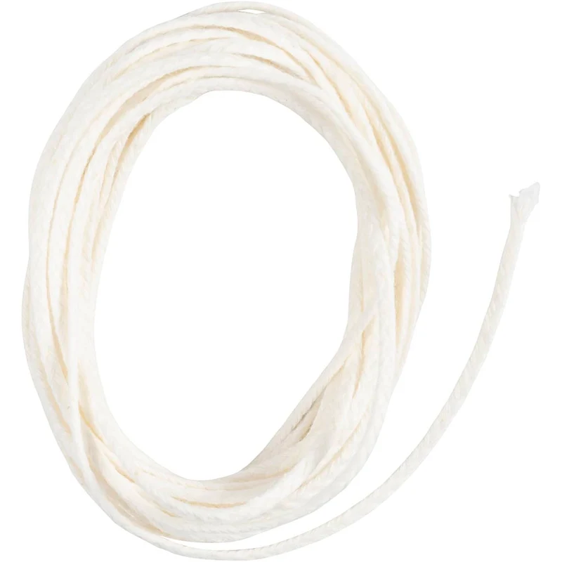 Veke till stearin, Lämplig för ljus med en diameter på 50–70 stöpta i stöpform , 100 g, 3 m/ 1 förp. [HOB-733221]