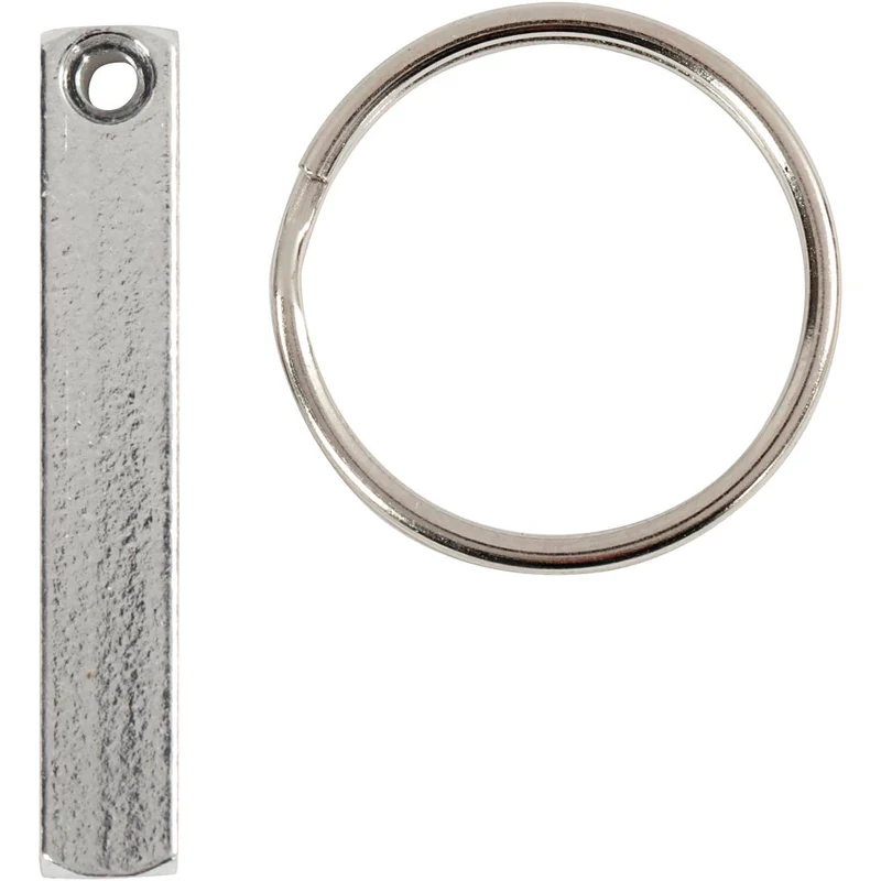Nyckelringskit, stl. 40x5 mm, 6 st./ 1 förp. [HOB-67544]