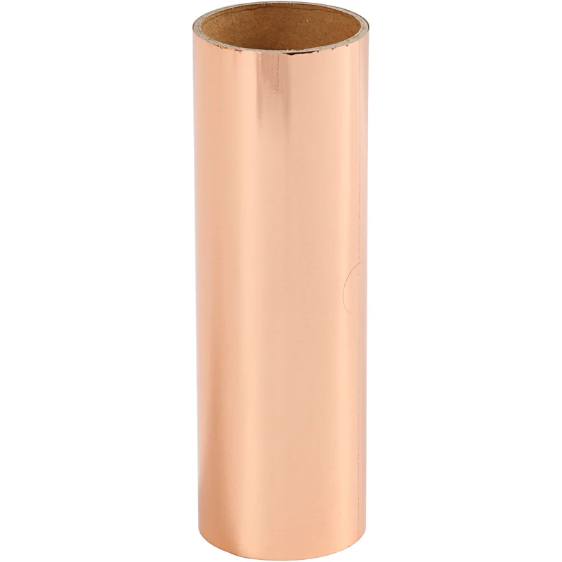 Dekorationsfolie, B: 15,5 cm, tjocklek 0,02 mm, rosa guld, 50 cm/ 1 rl. [HOB-283562]