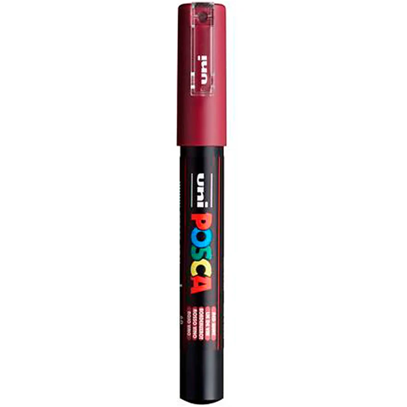 Posca Marker , nr. PC-1M, spets 0,7 mm, extra fine, red wine, 1 st. [HOB-273050]