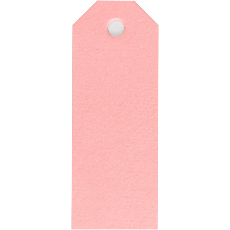 Manillamärken, stl. 3x8 cm, 220 g, ljusröd, 20 st./ 1 förp. [HOB-234019]