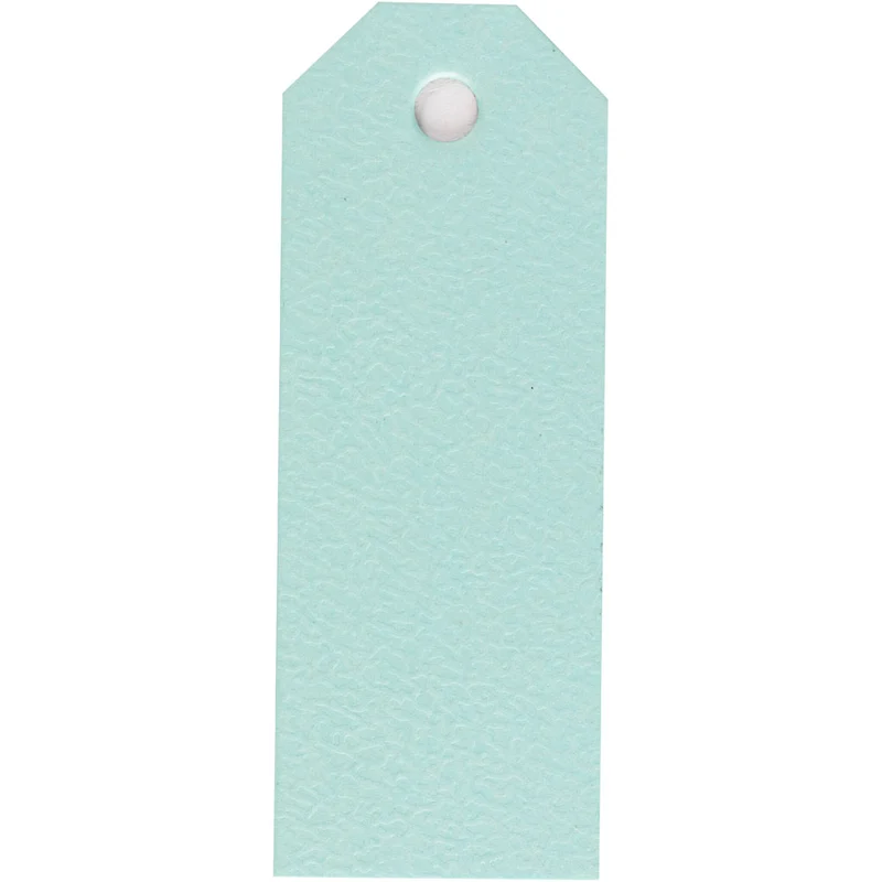 Manillamärken, stl. 3x8 cm, 220 g, ljusblå, 20 st./ 1 förp. [HOB-234018]
