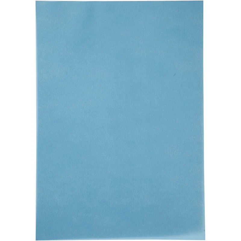 Vellumpapper, A4, ark 210x297 mm, 100 g, blå, 10 ark/ 1 förp. [HOB-224814]