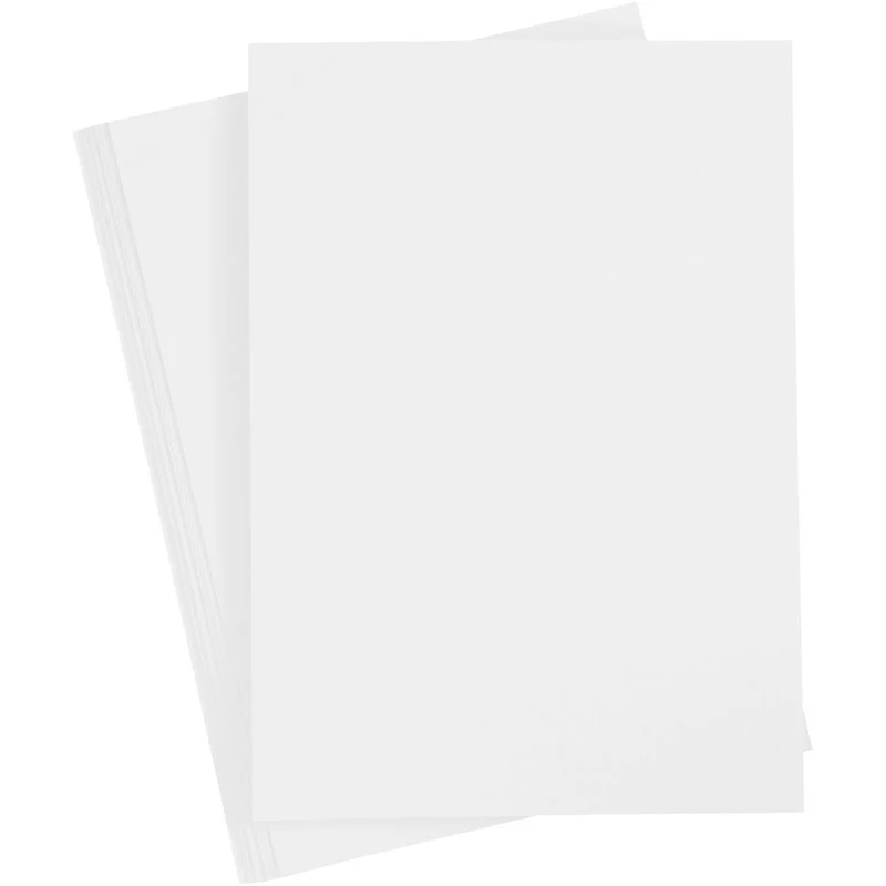 Kartong, A4, ark 210x297 mm, 220 g, vit, 10 st./ 1 förp. [HOB-219111]