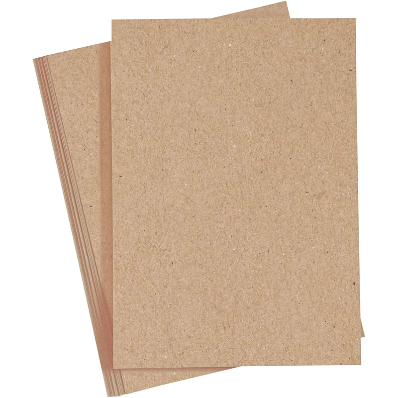 Kartong, A4, ark 210x297 mm, 220 g, natur, 10 st./ 1 förp. [HOB-219016]