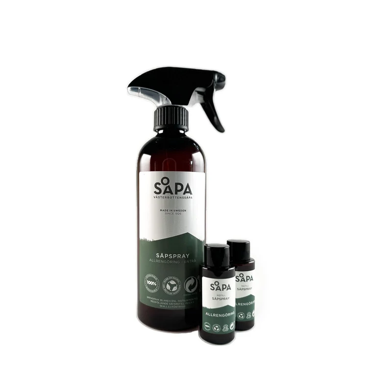 Såpspray Allrengöring x2, Enträdoft