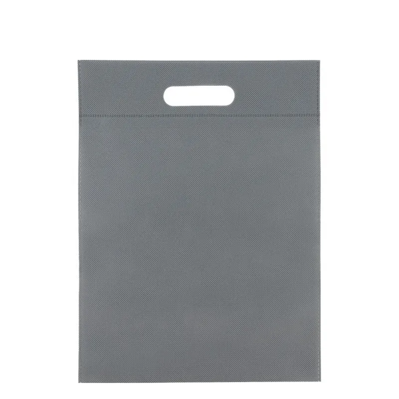Non-woven-påsar med handtag Ljusgrå 30 x 40 cm (400 st.) [FP-DNW033]