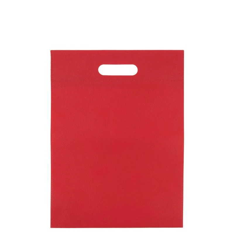 Non-woven-påsar med handtag Röd 30 x 40 cm (400 st.) [FP-DNW027]