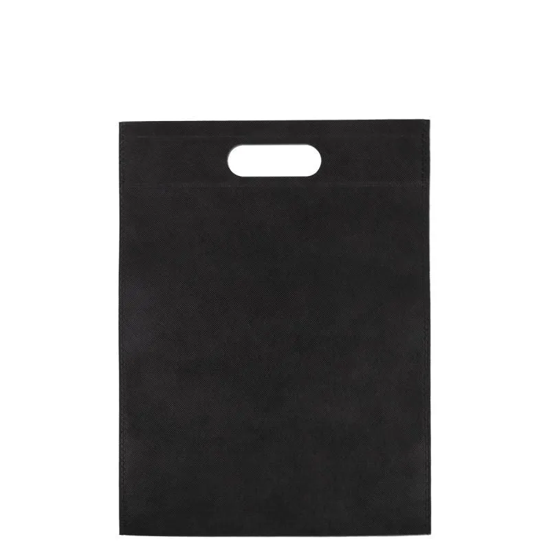 Non-woven-påsar med handtag Svart 30 x 40 cm (400 st.) [FP-DNW023]