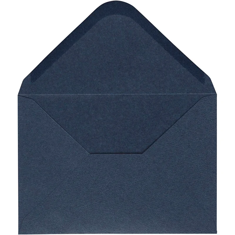 Kuvert, kuvertstl. 11,5x16 cm, 110 g, blå, 10 st./ 1 förp. [HOB-217014]