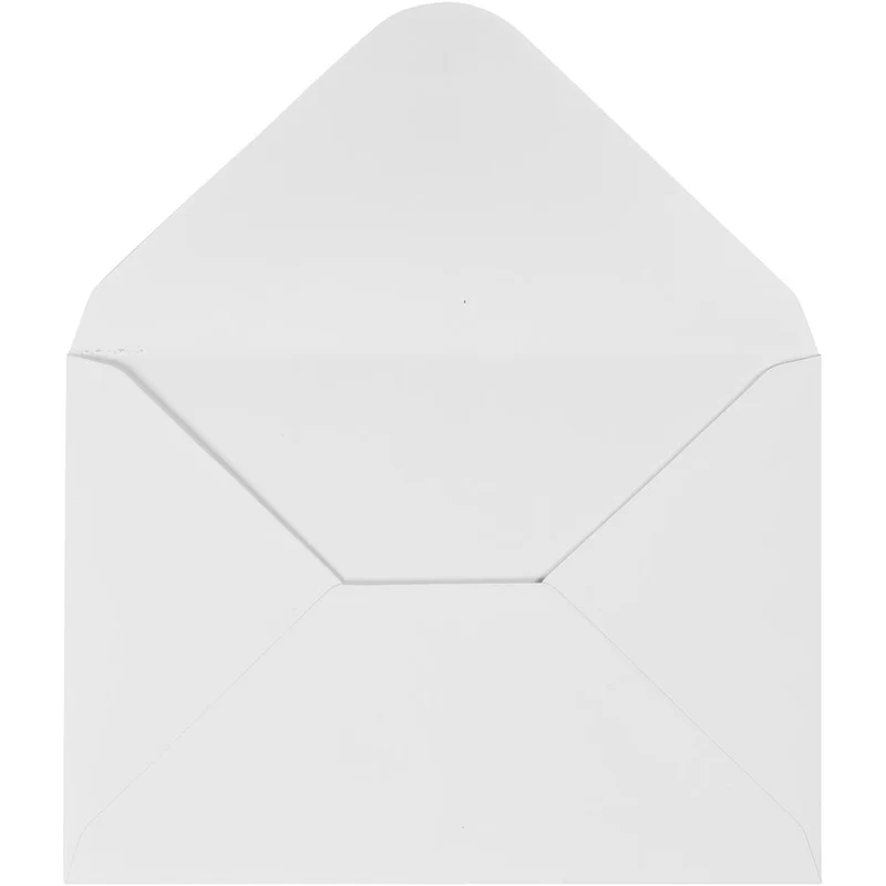 Kuvert, kuvertstl. 11,5x16 cm, 110 g, vit, 10 st./ 1 förp. [HOB-217011]