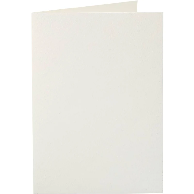 Kort, kortstl. 10,5x15 cm, 220 g, råvit, 10 st./ 1 förp. [HOB-216022]