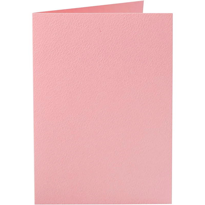 Kort, kortstl. 10,5x15 cm, 220 g, rosa, 10 st./ 1 förp. [HOB-216019]