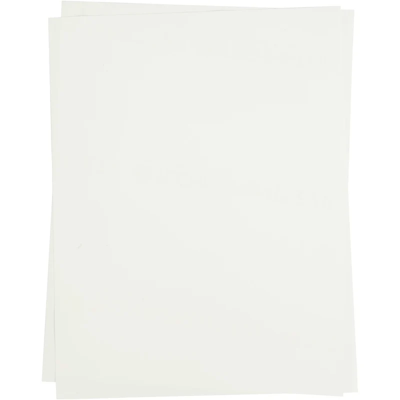 Transferark, ark 21,5x28 cm, till ljusa och mörka textilier, vit, 3 ark/ 1 förp. [HOB-207010]