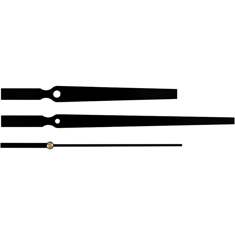 Urvisare, Hålstl. 4+6 mm, svart, 1 set [HOB-13009]