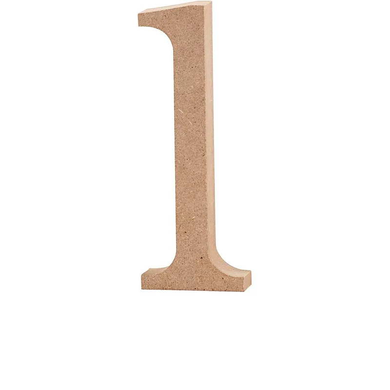 Bokstav, l, H: 12,7 cm, tjocklek 2 cm, 1 st. [HOB-56251]