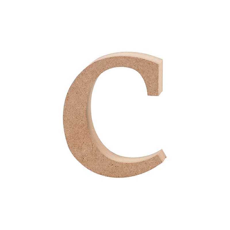 Bokstav, c, H: 8,4 cm, tjocklek 2 cm, 1 st. [HOB-56242]