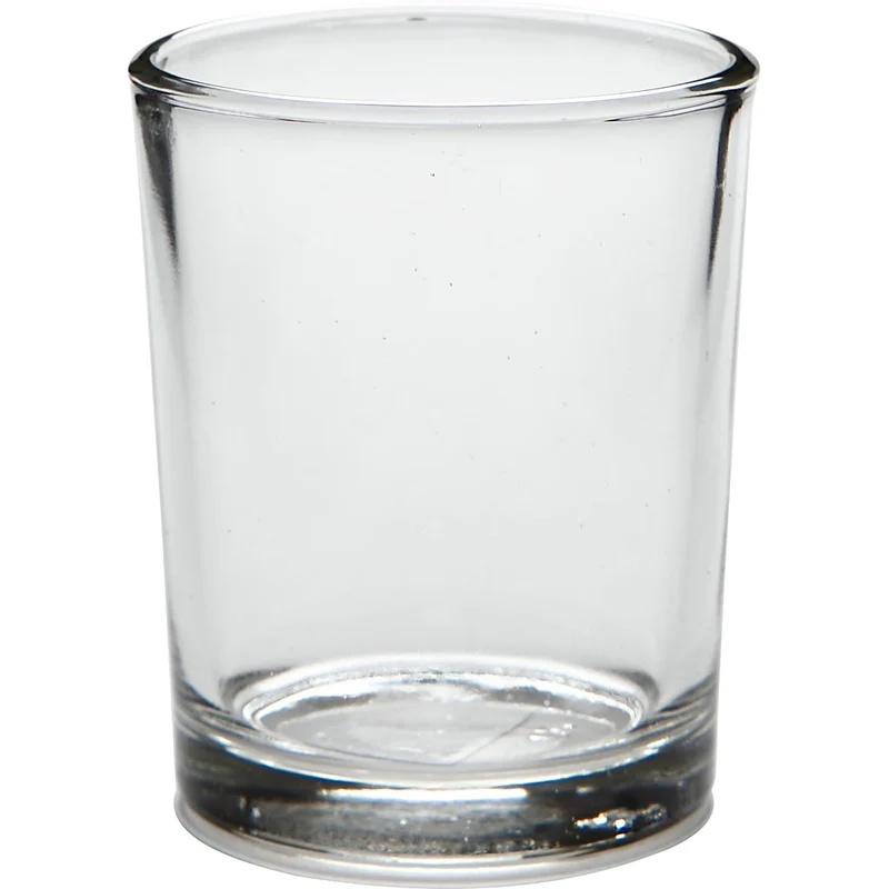 Värmeljusstakar, H: 6,5 cm, Dia. 4,5-5,5 cm, 120 ml, 12 st./ 1 förp. [HOB-55820]
