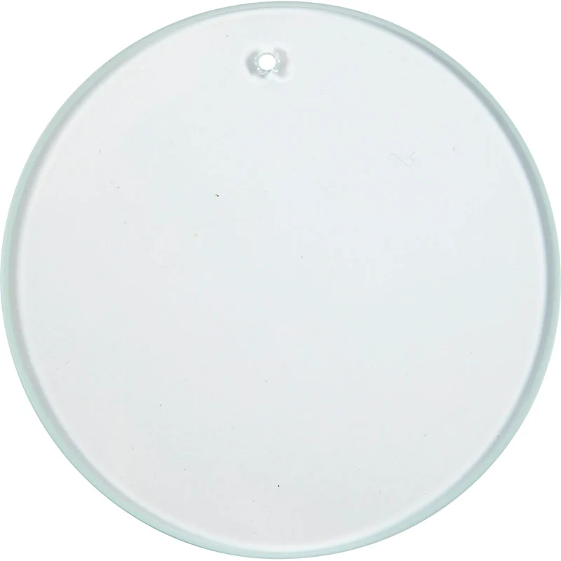 Glasplatta, Rund, Dia. 7 cm, tjocklek 3 mm, 10 st./ 1 förp. [HOB-55802]