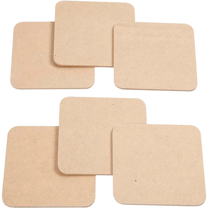 Platta, stl. 10x10 cm, tjocklek 3 mm, 6 st./ 1 förp. [HOB-557610]