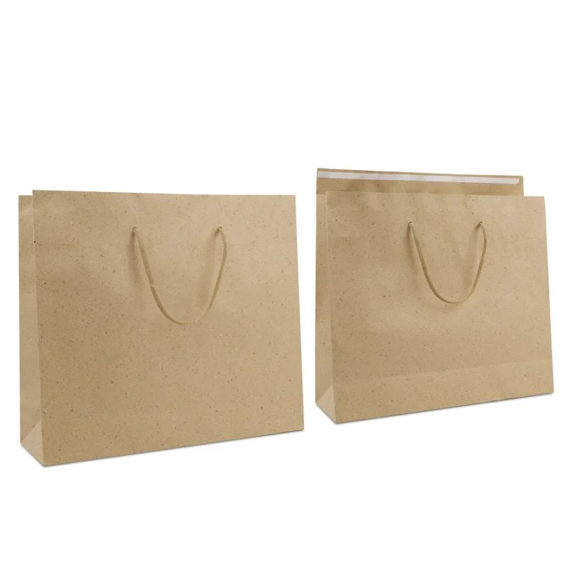 Papperskassar med Klaff 40 + 12 x 35 cm Brungrå (100 st.) [FP-DPK157]