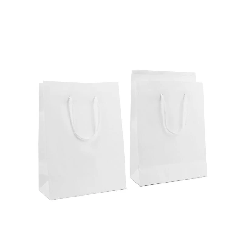 Papperskassar med Klaff 26 + 12 x 35 cm Vit (100 st.) [FP-DPK148]