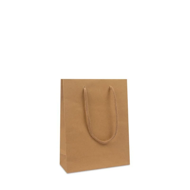 Papperskassar Kraft 20 + 8 x 26 cm Brun (100 st.) [FP-DPK116]