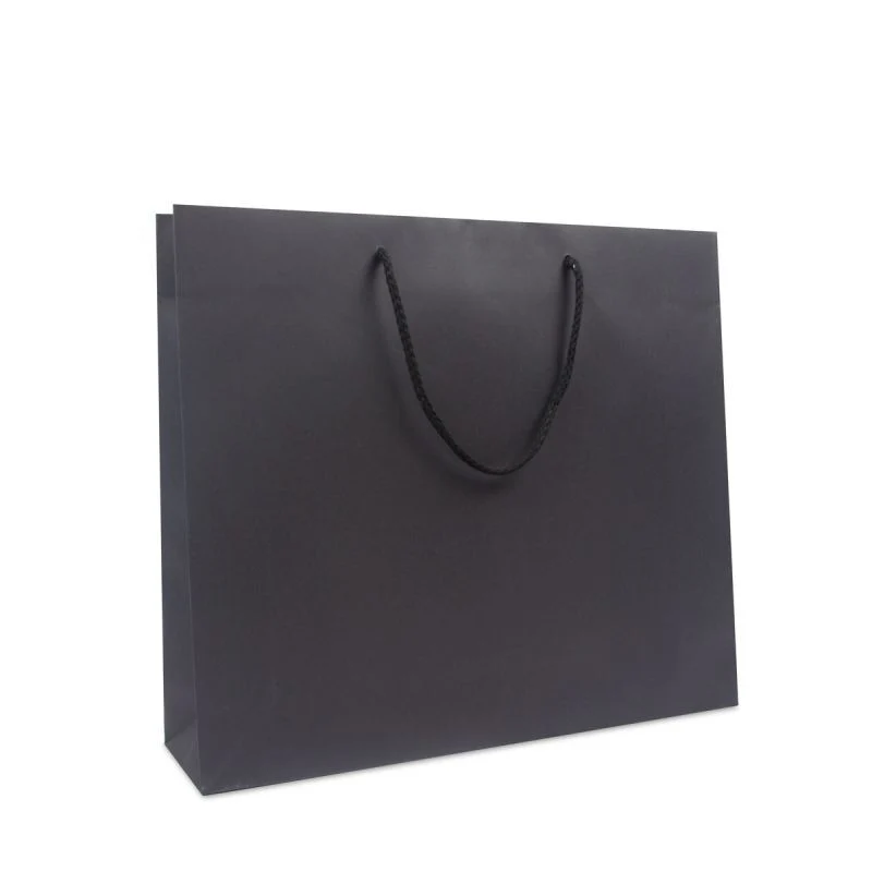 Papperskassar Kraft 40 + 10 x 35 cm Svart (100 st.) [FP-DPK115]